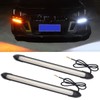 Exterior Car LED Lights, 2Pcs Flexible Daytime Running Light Strip