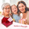 minstely Real Preserved Rose and Necklace Gifts Set for Mom