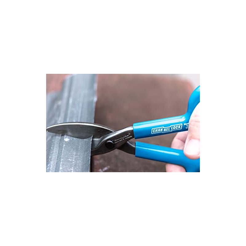 Channellock Tinner Snips 608TS - Straight Cut, High Carbon Steel