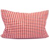 Herb Cushion 30 x 20 cm Red/White + Organic Inlet