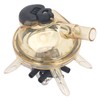 Milking Claw Transparent Cover Stainless Steel Base 380cc Milk Collector