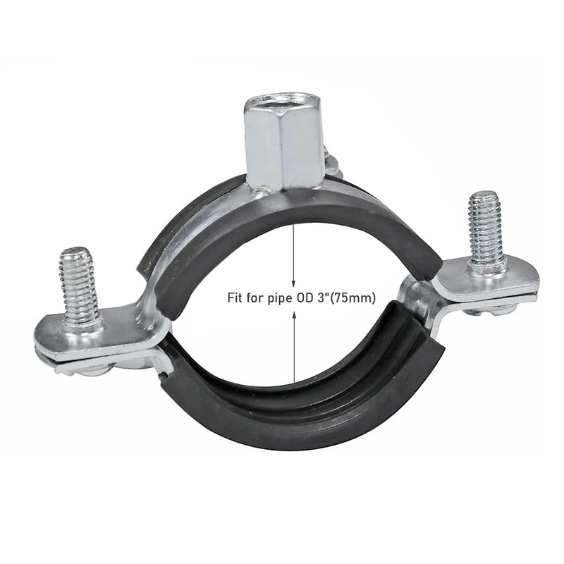 AKIHISA 5 Pack Split Ring Pipe Hanger Heavy Duty Adjustable