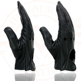 Milwaukee Leather Men's Leather Motorcycle Everyday Driving Hand Gloves - 2X-Large