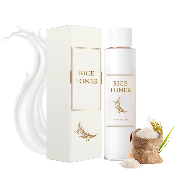 Rice Toner with Korea Rice Extract, Glow Serum Face with