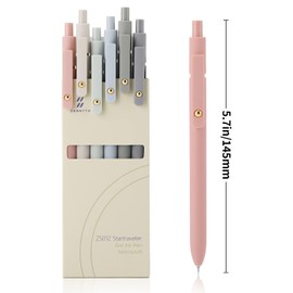 Ddaowanx Gel Pens, 12 Pcs 0.5mm Quick Dry Black Ink Pens Fine Point Smooth Writing Pens, Cute Office School Supplies Gifts for Women (12 Pcs Morandi-Black Ink)