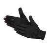 Cotton Gloves, 12 Pairs, Oekotex, Heavy, Reinforced, White, black, 579-BL