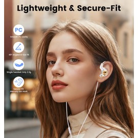 Jacuate Wired Gaming Headphones IEM Earphones with 1DD，QKZ Ak6 SRS in Ear Monitor, HiFi Earbuds, Crystal Clear Hi-Res Sound with Microphone&New 11mm Dynamic Driver for Gaming,Video Musicians, Singers