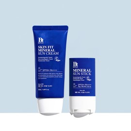 benton [Benton] 2-piece sun care set (Skin Fit Mineral Sun Cream 50mL + Mineral Sun Stick SPF50+/PA++++ 15g) / [벤튼] 선케어 2종세트 (스킨핏 미네랄 선크림 50mL + 무기자차 선스틱 SPF50+/PA++++ 15g)