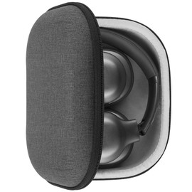 Geekria Shield Headphones Case Compatible with JBL Tune 750, Tour ONE, Live 770NC, 660NC, Tune 710BT, Everest 750NC Case, Replacement Hard Shell Travel Carrying Bag with Cable Storage (Dark Grey)