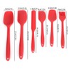 6PCS Set Silicone Spatula Cream Butter Scraper Brush Spoon Kitchen