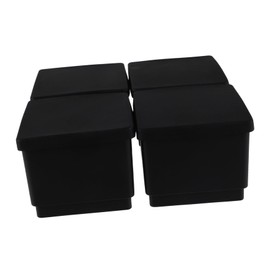 ORFOFE 4pcs Rubber Furniture Pads Skidding Caster Cups Floor Protectors for Bed Couch Chair and Table Comfort and Stability