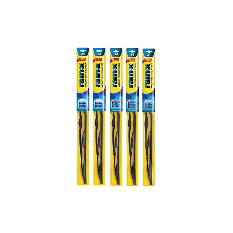 Rain-X RX30224-5PK Weatherbeater Wiper Blade - 24-Inches - (Pack of