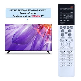 PZL RAV510 ZK06600 Replacement Remote Control for Yamaha AV Receiver TSR-7810 RAV475 RX-A740BL RX-V677 RX-A740 XV-5047 TSR-7850