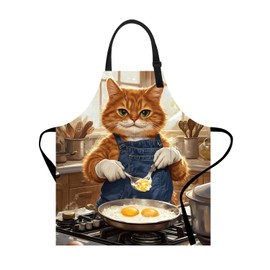 ANNA QUEEN Funny Aprons for Women, Kitchen Coooking Aprons for Women With Pockets, BBQ Chef Aprons, Adjustable Apron Gifts for Chefs Mom Grandma Wife Friends