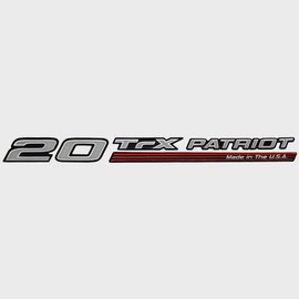Triton Boat Raised Model Decal 302513 | Vinyl Emblem 20 TRX Patriot