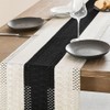 30×240cm Boho Table Runner with Tassels Hand Woven Cotton Macrame
