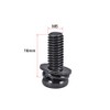 sourcing map M6 x 16mm Carbon Steel Phillips Pan Head
