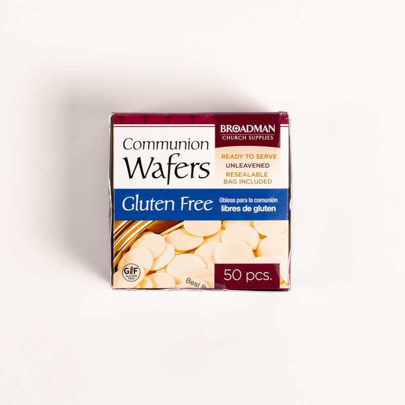 Broadman Church Supplies Communion Wafer, Gluten Free, 50 Count