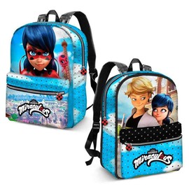 Karactermania Ladybug Courage-3D Shine (Small) Children's Backpack, 32 cm, 10.5 L, Blue