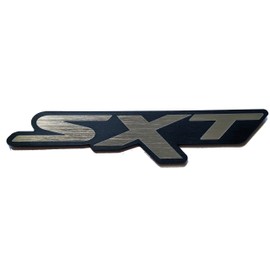 24Designs Compatible Sxt Grille Trunk Emblem Black Silver Version 3 Stick on