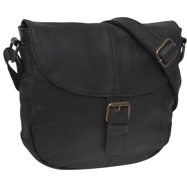 Gusti Handtasche Leder - Candice Damen Umhängetasche Schultertasche Partytasche Henkeltasche