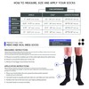 Truform Compression Socks, 20-30 mmHg, Men's Dress Socks, Knee High