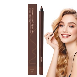 Eye Liner Pencil,2-in-1 Smudge Proof Eyebrow Pencils Eye Liner Pen - Waterproof Eyebrow Pen Long-Lasting Beauty Makeup for Daily Date Birthday