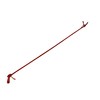 Foldable Snake Catcher, Reptile Grabber, Red Coating, 70" Length