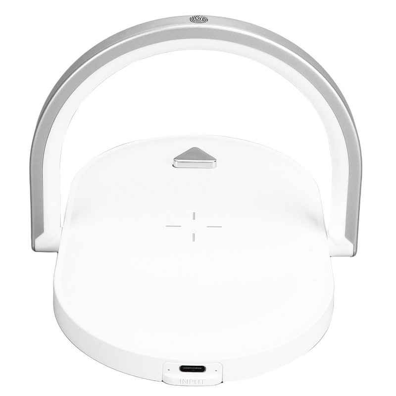 15W Wireless Charging Night Light White Mini Charging Lamp for