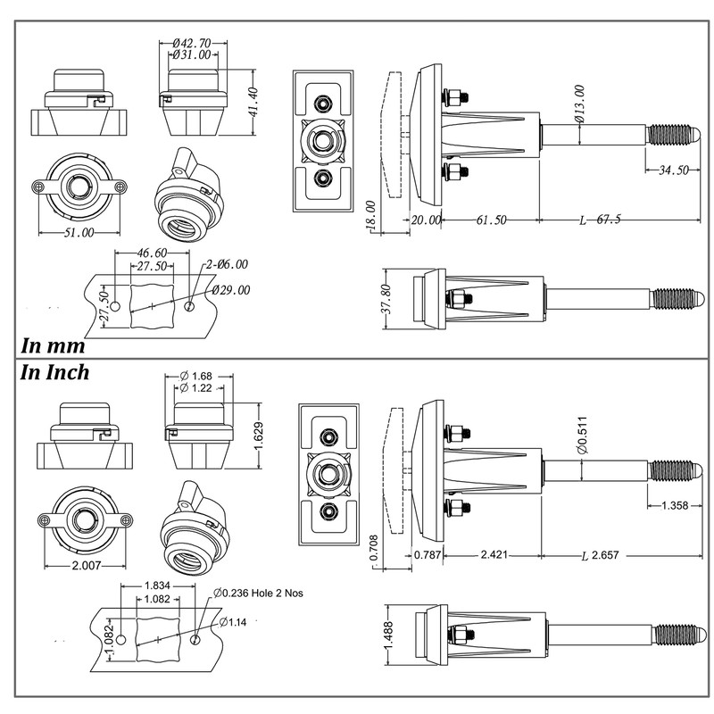 Admiral Locks T-Handle Vending Machine Lock