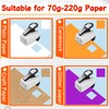 Square Punches for Paper Crafts 0.7 inch Square Hole Punch