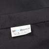 Sfoothome 180cm Wide x 200cm Long Black Shower Curtain,Waterproof Shower