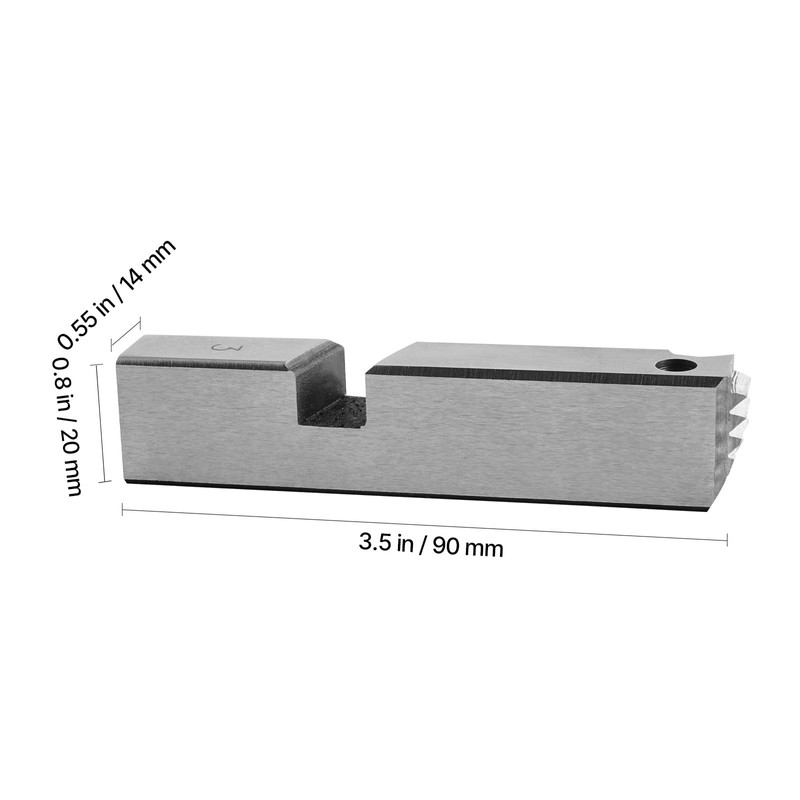 Happybuy 2-1/2" to 4" NPT Heavy-Duty Pipe Threading Dies Set