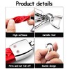 Pack of 2 Leather Car Keychains, Car Keychains, Women's Key