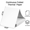 200 Sheets A4 Thermal Paper(100 Folded & 100 Single), Thermal