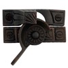 Victorian Window Sash Lock with Bronze Finish