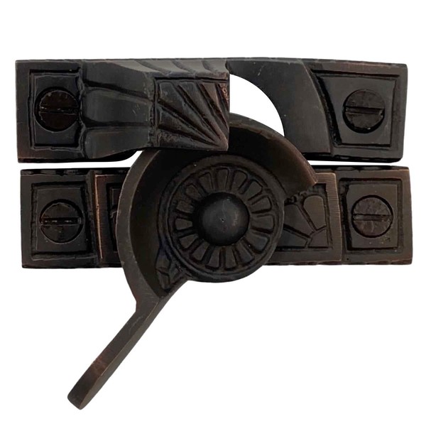 Victorian Window Sash Lock with Bronze Finish