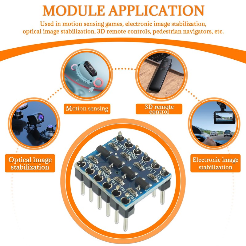 HUAREW IIC I2C Logic Level Converter Bi-Directional Module with 4