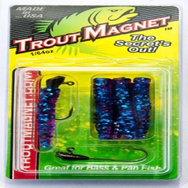 Leland Lure 11122 Trout Magnet 9Pc-Pur Rdmptn Fishing Soft Plastic