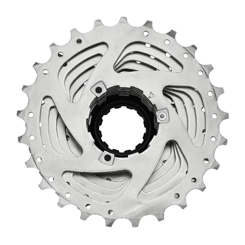 SUNRACE Cassette de Piñones Ruta CSR86 8P 11/23D Nickel Plata