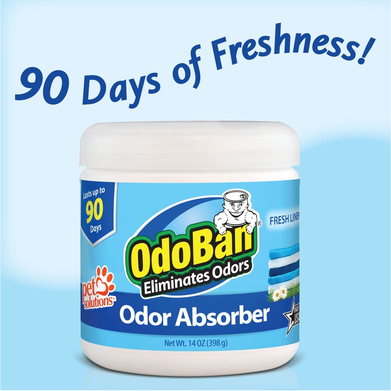 OdoBan Solid Odor Absorber Eliminator for Home and Small Spaces,