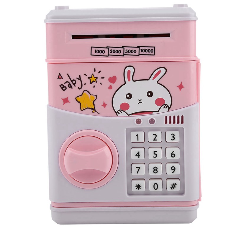Toy Bank ATM Electric Password Money Box Automatic Saving Music