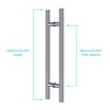 TOGU TG-6012 1200mm /48 inches Solid Standoffs Heavy-Duty Commercial SUS304