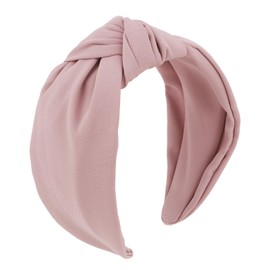 Pink Headbands for Women Top Knot Headband Head Band for Women's Hair Womens Headbands Wide Thick Headbands for Women Knotted Headband diademas para mujer de moda Hair Accessories for Women Girls