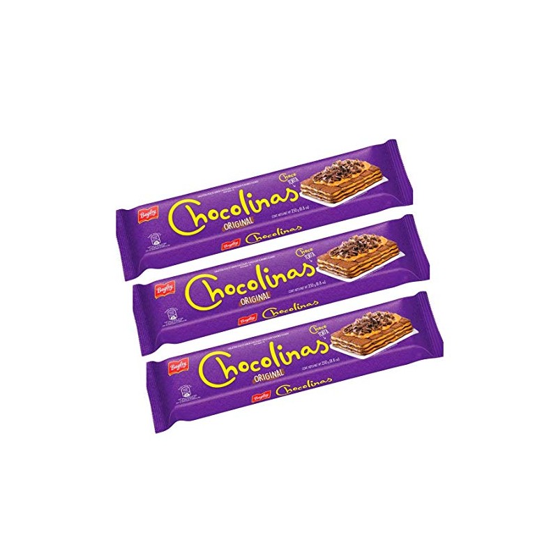 Chocolinas Chocolate Cookies 250g/8.8oz (3 pack)