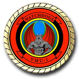 Military Productions VMU-1 Watchdogs US Marine Corps Challenge Coin
