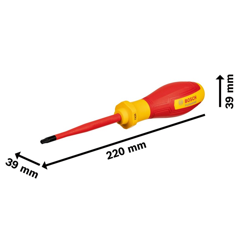 Bosch Professional Screwdriver VDE TX25x100 (Certified up to 1000 V,