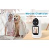 Baby, Child, Elderly, Two-Way intercom Monitor with 360° Rotating Camera