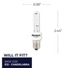 Bulbrite 473060-2PK - 60W - T3 - Candelabra Base -