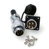 ZBLZGP WS20 6Pin Industrial Wire Connector Panel Mount Waterproof Plug